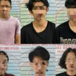 Enam Pengguna Sabu di Kota Bumi Lampung Utara Digelandang Polisi