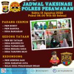 Polres Pesawaran Intensifkan Capaian Target Vaksinasi, Ini Jadwal Dan Lokasi Vaksin Hari Ini