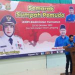 Semarak Sumpah Pemuda, DPD KNPI Bandar Lampung Gelar KNPI Badminton Turnamen