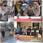 Wakapolres Hadiri Pemusnahan Barang Bukti di Kejari Lampung Barat