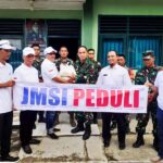 JMSI Lampung Peduli Salurkan Bantuan ke Korban Banjir Padang Cermin