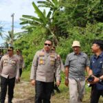 Wakapolda Lampung Tinjau Lokasi Mako Sementara Polres Pesisir Barat