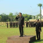 Personel Polres Tulang Bawang Barat Gelar Upacara Peringati Hari Lahir Pancasila