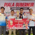 Rischo Alfredo, Atlet Efootbal ESI Way Kanan Raih Medali Perak Piala Gubernur Lampung 2023