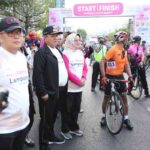 Gubernur Arinal dan Ketua Perwosi Lampung Riana Hadiri Road To Tour of Kemala Lampung Seri 4