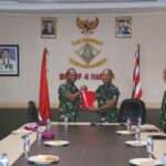 Jelang Sertijab Pasintel Brigif 4 Mar/BS Laksanakan Memorandum