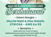 Masjid A. Aziz Stikosa-AWS Bersholawat, Momen Doa Bersama dan Salam Berbagi Kebaikan