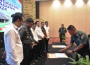 Danrem 043 Gatam Hadiri Rakor Upsus Akselerasi Produksi Padi Dan Jagung di Lampung 2023-2024