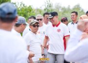 Pemkab Pesawaran Bersama Kemenag Provinsi Lampung Tanam Mangrove Dan Bersih Pantai