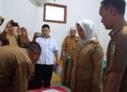 Sekretaris Dinas Pendidikan Pesawaran Pimpin Sertijab Korwilcam Padang Cermin