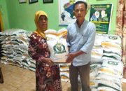 Pemdes Rusaba Salurkan Bantuan Beras 10 Kg Tahap Lima Kepada Warga