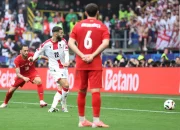 Babak Pertama: Berlangsung Sengit, Laga Turki Vs Georgia Imbang 1-1