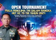 Semarak HUT Ke-79, TNI Gelar Open Tournament Piala Panglima TNI