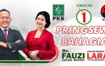 Fauzi – Laras Nomor 1 di Pilkada Pringsewu