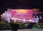 KPU Pesawaran Gelar Debat Publik Pertama Calon Bupati Dan Calon Wakil Bupati