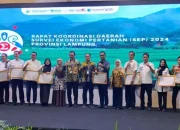 Pemkab Lamsel Terima Penghargaan Penyelenggaraan Statistik Sektoral 2024