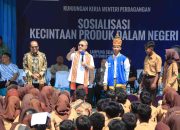 Pj. Gubernur Samsudin Dampingi Mendag Kunjungan Kerja di SMAN 1 Jatiagung Lampung Selatan