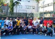 Pemprov Lampung dan Kemenpora Olahraga Tenis Bersama