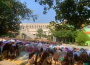 Bangun Karakter Siswa, SMKN 1 Abung Selatan Rutin Adakan Salat Duha Berjamaah