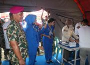 Sambut HUT Ke-79 Korps Marinir, Brigif 4 Mar/BS Gelar Baksos dan Bakkes