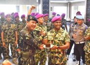 Brigif 4 Mar/BS Beri Kejutan di HUT Ke-79 Korps Brimob Polri Wilayah Lampung