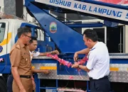 Tingkatkan Pelayanan, Pemkab Lamsel Resmikan Mobil Skylift Penerangan Jalan Umum Dishub