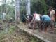 ‎Jembatan Gantung Tampang Muda Pematang Sawa Mulai Terbentang ‎