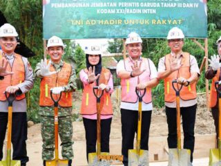 'Ground Breaking' Jembatan Perintis Garuda Perkuat Akses Warga Desa Sukaraja