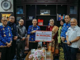 PMI Lampung Serahkan Bantuan Rp 509 Juta untuk Korban Bencana Sumatra