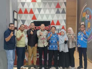 Diskominfotiksan Pesawaran dan Telkomsel Bahas Penanganan 'Blankspot'