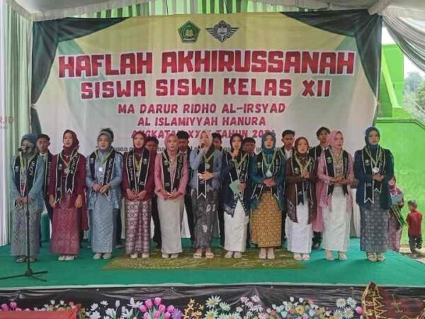 MA Darur Ridho Al-Irsyad Al Islamiyyah Hanura Gelar Perpisahan Siswa Kelas XII