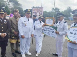 Desa Raman Aji Juara BBGRM 2026, Bupati Ela Sebut Gotong Royong Kunci Lampung Timur Maju