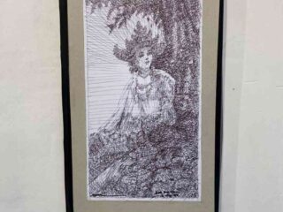 Karya 'Drawing' Perupa Lampung Terjual di Pameran “Ruang dalam Garis”