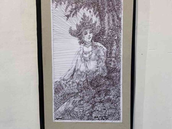 Karya 'Drawing' Perupa Lampung Terjual di Pameran “Ruang dalam Garis”
