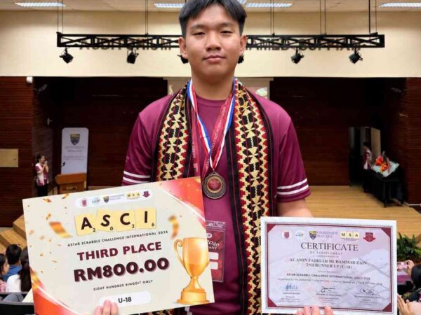 Al Amin Fadilah, Siswa MAN 1 Bandar Lampung Harumkan Indonesia di Ajang Scrabble Internasional