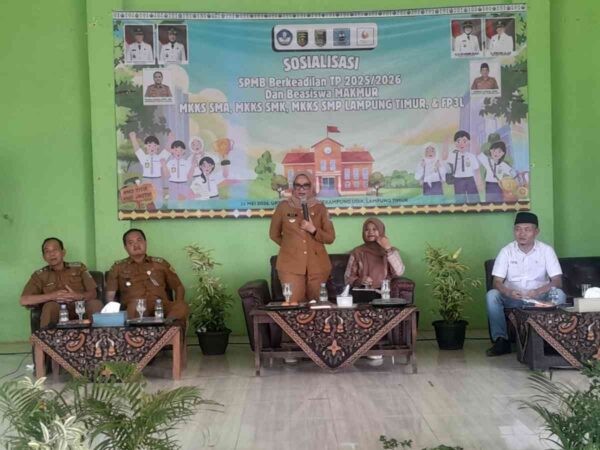 Disdikbud Provinsi Lampung Sosialisasi SPMB di Lamtim, Bupati Ela Ikut Hadir