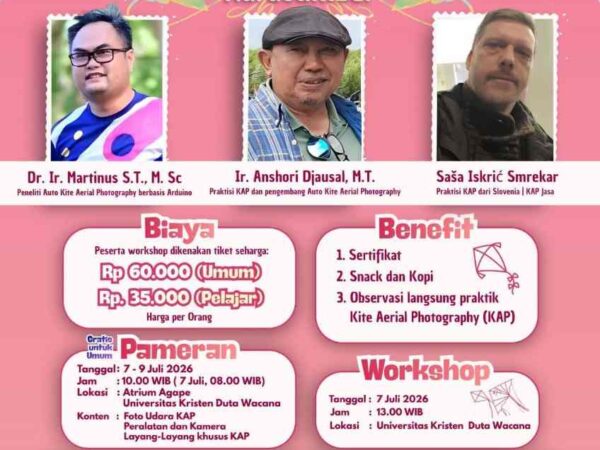 Pakar KAP Lampung Jadi Narasumber Workshop Fotografi Udara di Jogja Kite Festival 2026
