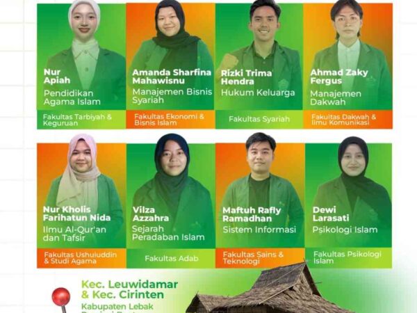 KKN Nusantara 2026, 8 Mahasiswa UIN RIL Siap Mengabdi di Tanah Baduy