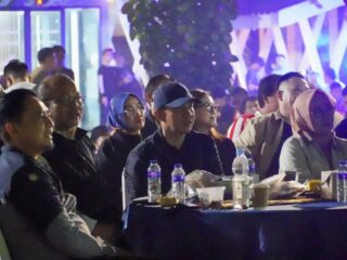 Nobar Piala Dunia Pemprov Lampung Bersama Warga di PKOR Way Halim Meriah