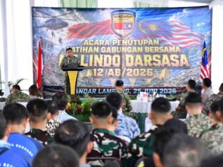 Asops Panglima TNI Tutup Latgabma Malindo 2026 di Lampung