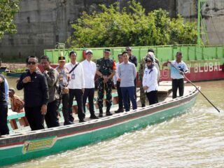 Wakil Presiden Gibran Pantau Pembangunan Jembatan Way Bungur Lampung Timur