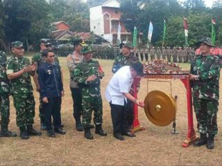 TMMD Ke-129 Resmi Digelar di Balam dan Lampura, Semangat Gotong Royong Kembali Bergelora