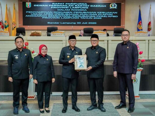 Paripurna DPRD Provinsi Lampung Sahkan Raperda Pertanggungjawaban APBD 2025
