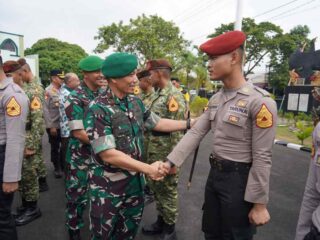 Danrem 043 Gatam Terima Taruna Akademi TNI dan Akpol dalam Kegiatan Integratif Bhakti Sekolah Rakyat 2026