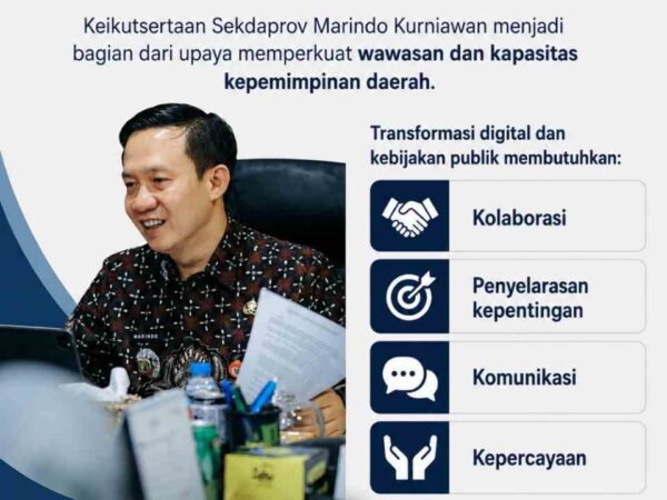 Sekdaprov Marindo Ikuti Pembelajaran Transformasi Digital Nasional