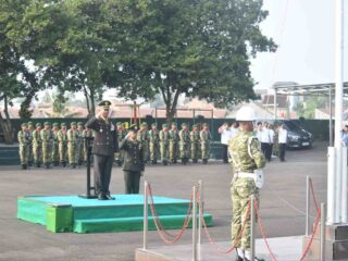 Korem 043 Gatam Upacara HUT Ke-81 RI, Teguhkan Semangat 'Indonesia Berdaulat, Adil, dan Makmur'