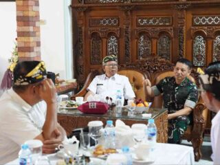 Danrem 043 Gatam Silaturahmi dengan Sesepuh dan Keluarga Besar Prajurit