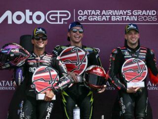 Aprilia Kuasai MotoGP Inggris 2026: Fernandez Juara, Martin dan Bezzechi Podium