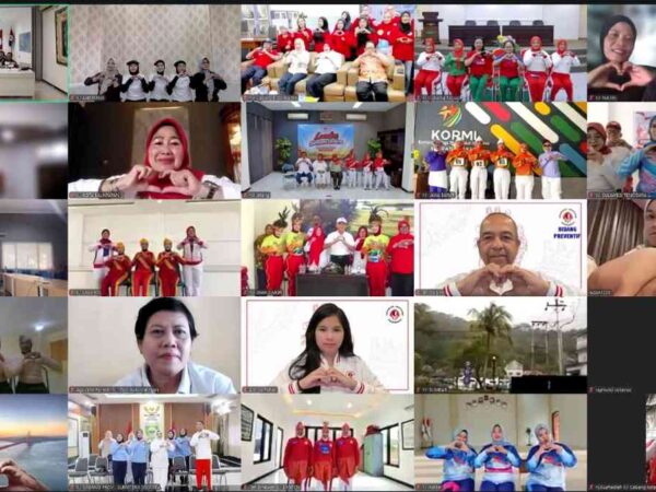 Lomba Senam Nasional, Lampung Kampanyekan Hidup Sehat