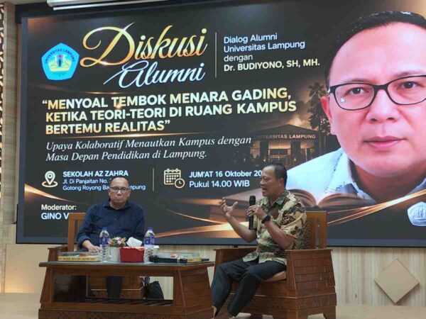 Serap Inspirasi, Calon Rektor Unila Dr. Budiyono Dialog dengan Alumni